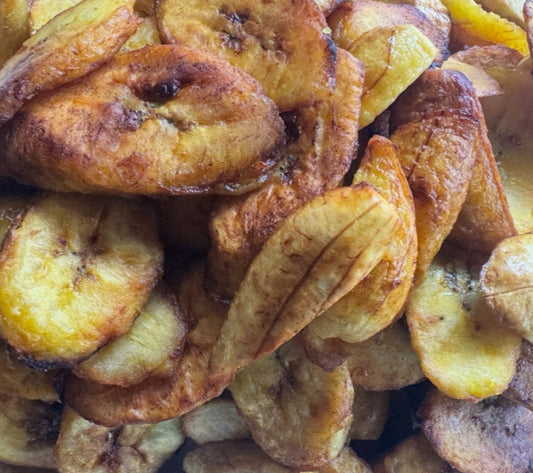 Dodo Aka Fried Yellow Plantains